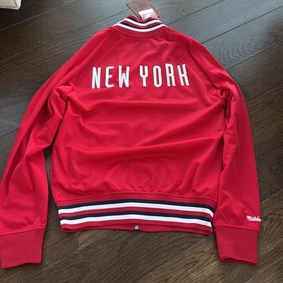 NWT Mitchell & Ness men's Red Bull soccer league Zip-Up Hoodie - Picture 7 of 10